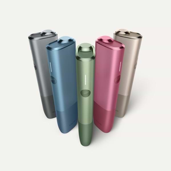 IQOS ILUMA ONE devices in different colours.