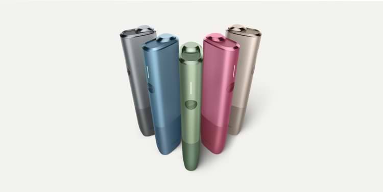 IQOS ILUMA ONE devices in different colours.