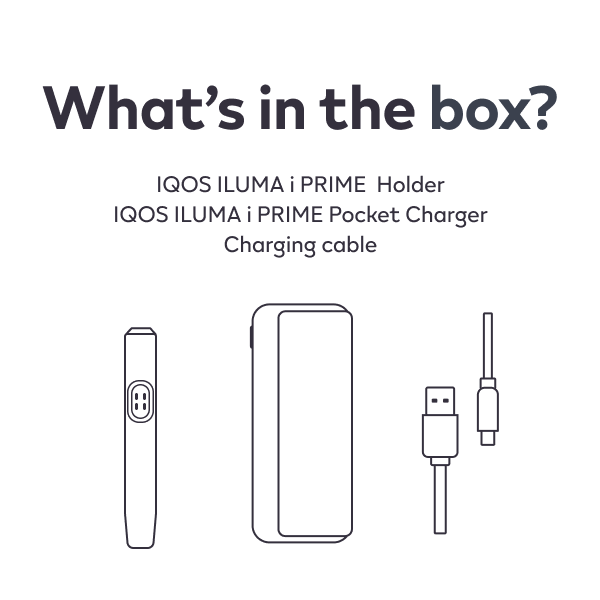 IQOS ILUMA i PRIME System Midnight Black, Midnight Black