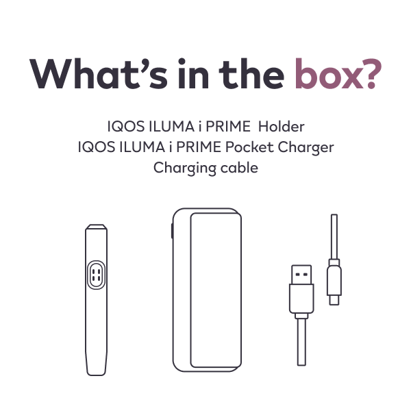 IQOS ILUMA i PRIME System Garnet Red, Garnet Red