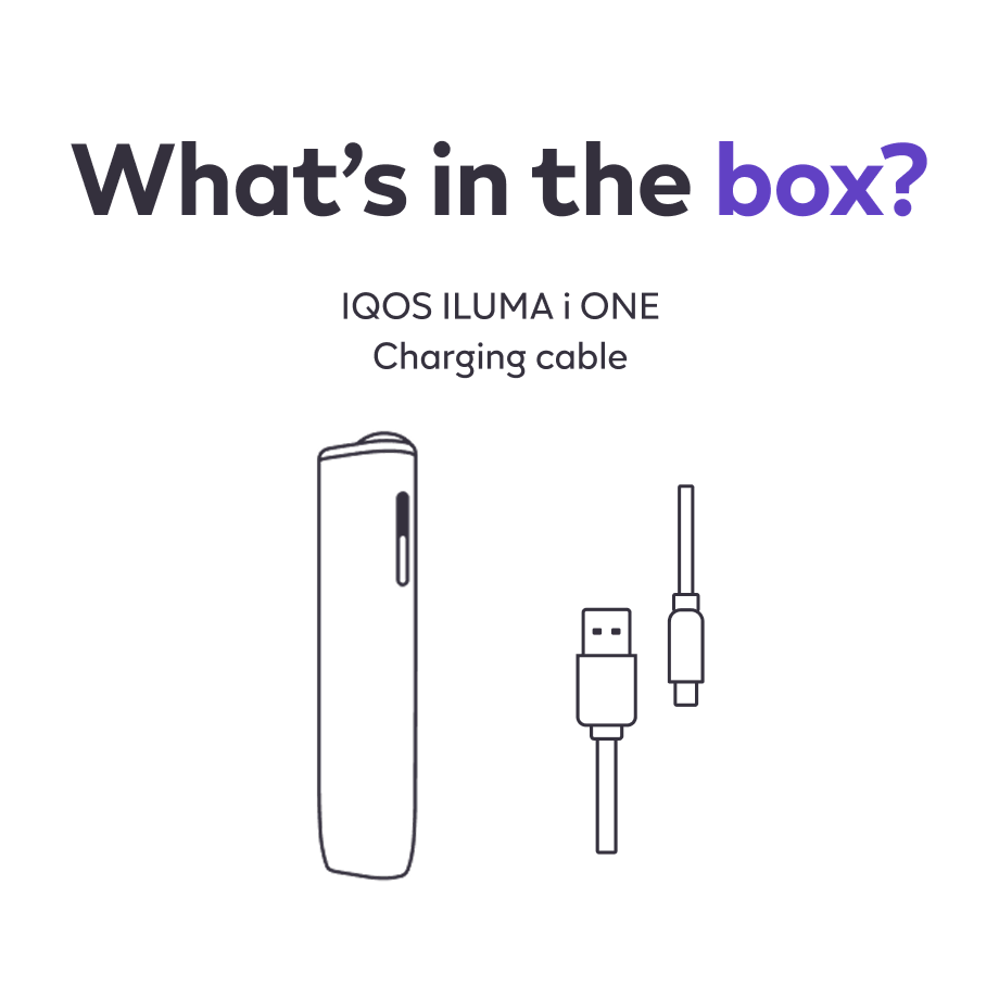 IQOS ILUMA i One Electric Purple Kit, Electric Purple