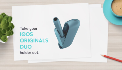 Discover how to use your IQOS ORIGINALS DUO heated tobacco device	 	 	