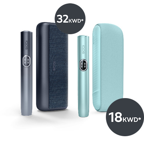 IQOS ILUMA i PRIME System Midnight Black & IQOS ILUMA i System Breeze Blue 