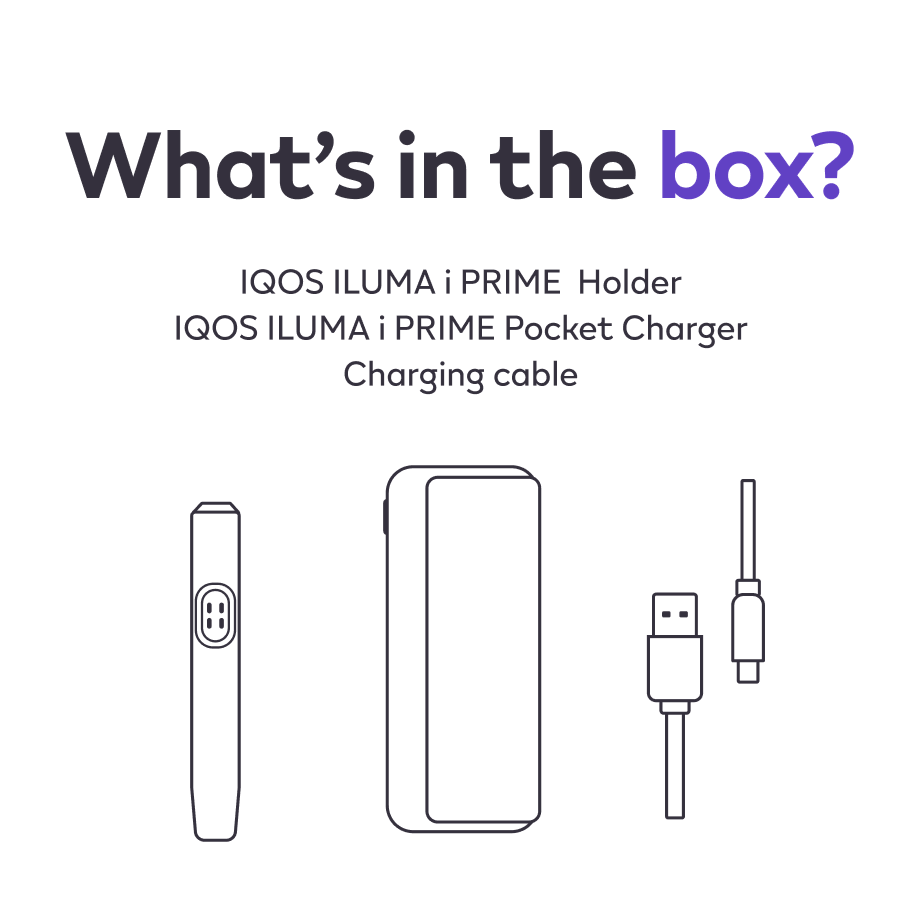 IQOS ILUMA i PRIME System Electric Purple, Electric Purple
