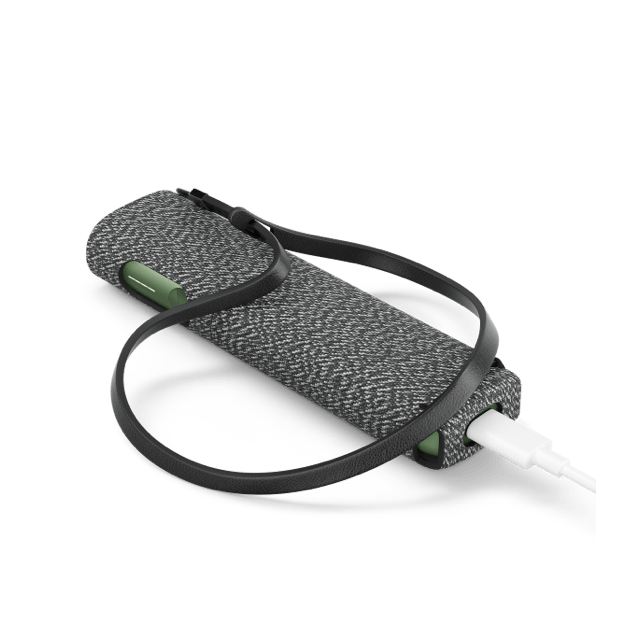 غلاف IQOS ILUMA One قماشي رمادي, رمادي