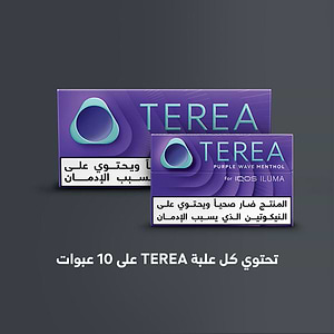 TEREA بيربل ويف منثول (١٠ عبوات), ويف منثول