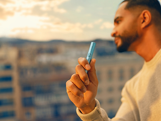 A TEREA tobacco stick inserted into an IQOS ILUMA PRIME Holder.