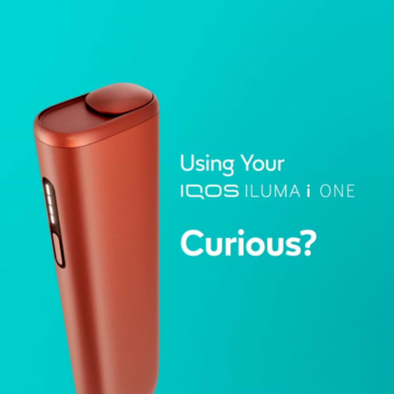 An IQOS ILUMA ONE