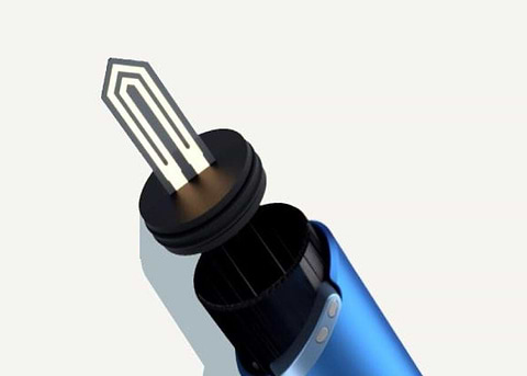 Illustration of IQOS HEATCONTROL BLADE TECHNOLOGY&trade;