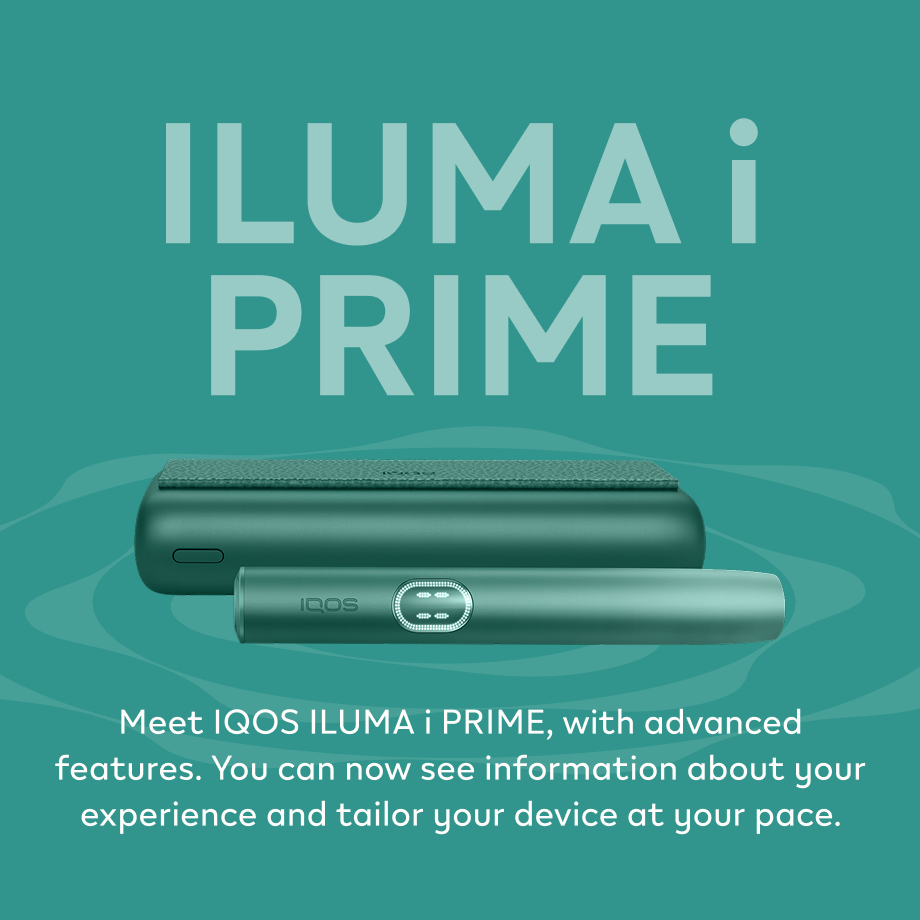 Buy IQOS ILUMA i PRIME Aspen Green Kit Online | IQOS Saudi Arabia