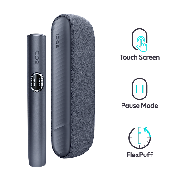 IQOS ILUMA i System Midnight Black, Midnight Black