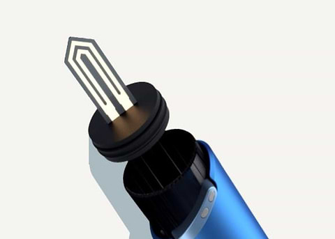 Illustration of IQOS HEATCONTROL BLADE TECHNOLOGY&trade;