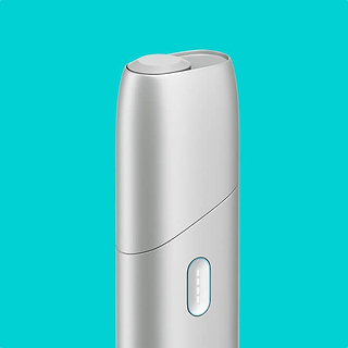 Silver IQOS Originals ONE heated tobacco device.	 	