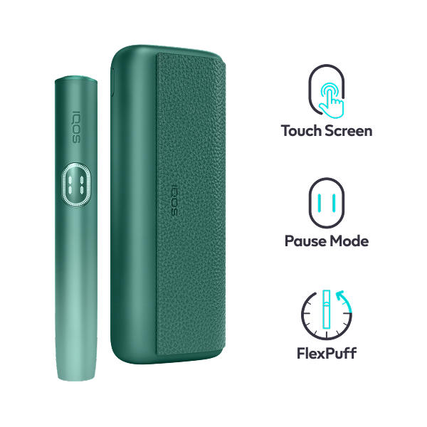 Buy IQOS ILUMA i PRIME Aspen Green Kit Online | IQOS Saudi Arabia