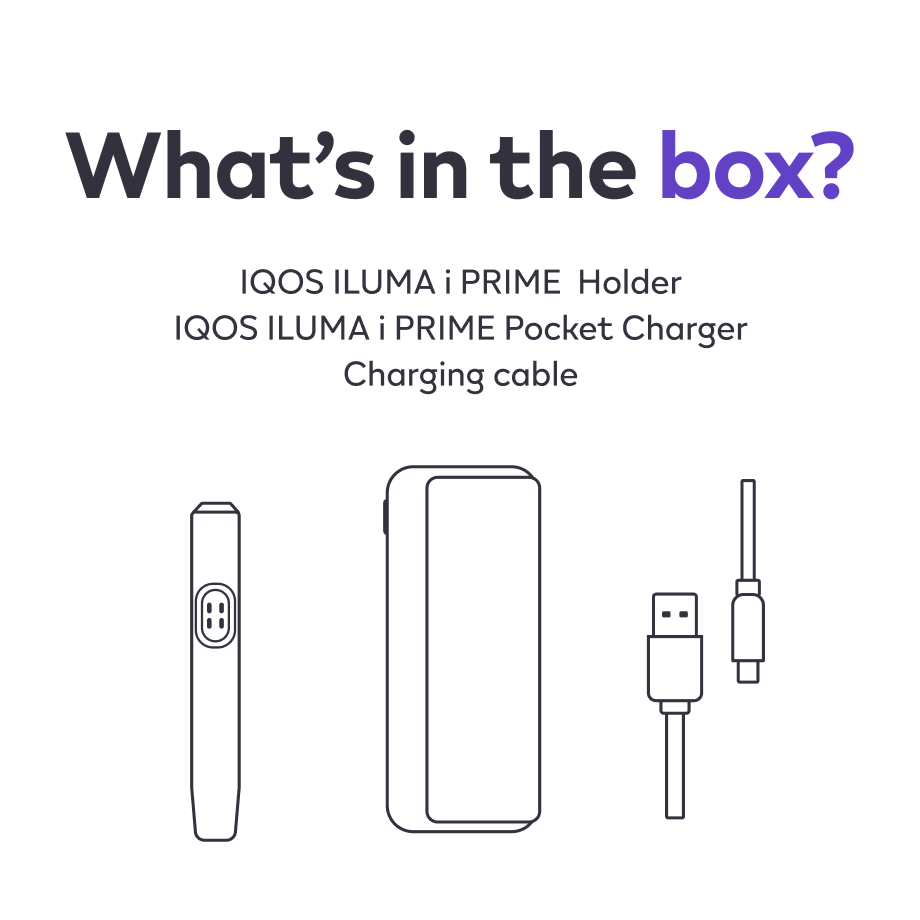 IQOS ILUMA i PRIME Electric Purple System, Electric Purple
